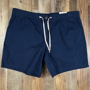 St John's Bay Men's 2XL 8" Inseam Deck Shorts in Signature Navy NWT XXL